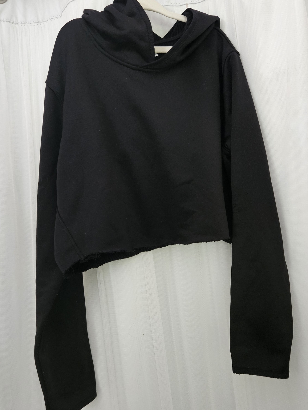 Old Navy Active Black Cropped Kids Hoodie